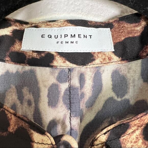 NWT NEW Adalicia Mini Dress Equipment Femme Size 00 - Picture 12 of 14